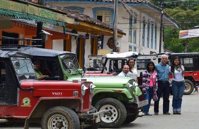 Jeeps in Salento Colombia