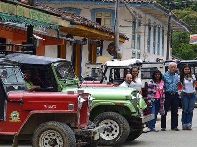 Jeeps in Salento Colombia